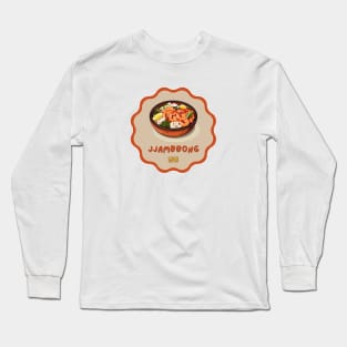 Jjambbong | Korean cuisine | Traditional Food Long Sleeve T-Shirt